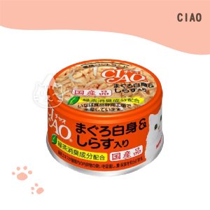 CIAO旨定罐-鮪魚.吻仔魚口味(A02) 85g