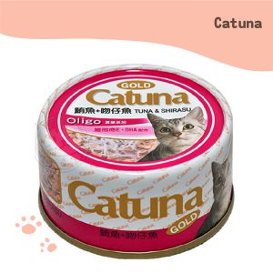 Catuna開心金罐80g 鮪魚+吻仔魚口味.