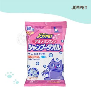 JOYPET 貓用氨基酸香波擦澡巾(有香味)