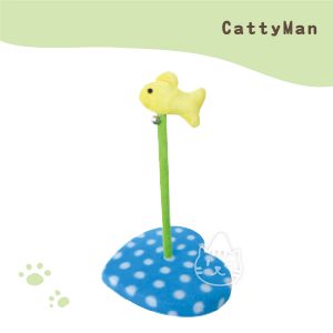 Cattyman 可愛趣味逗貓玩具組-金魚.