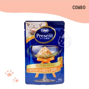 COMBO PRESENT-吻饌蒸煮食(PNR-5)-鮪魚+鰹魚+干貝 40G