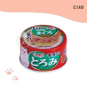CIAO多樂米濃湯罐 化毛雞肉+鮪魚+扇貝(A-56) 80g...