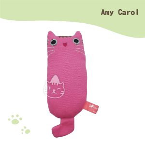 Amy Carol 肥貓貓草玩具-粉紅色
