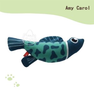 Amy Carol 貓草玩具魚仔系列-青斑魚