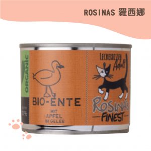 ROSINAS羅西娜 肉凍主食貓罐 鴨肉+蘋果 200g