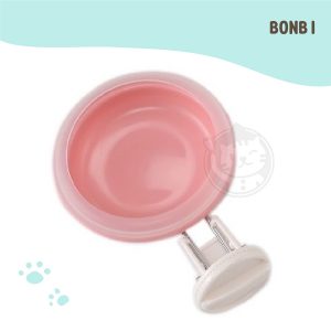 BONBI新型(粉色)飲水盤(寵物籠用)