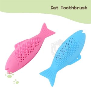 Cat Toothbrush 貓牙刷玩具魚