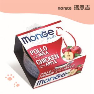 monge瑪恩吉 優鮮蔬果 養生湯貓罐-雞肉+蘋果 80g