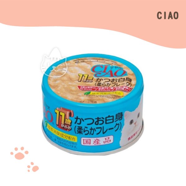 CIAO貓罐11歲M-42鰹魚口味 75g CIAO貓罐11歲M-42鰹魚口味 75g