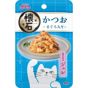 PETLINE 金懷石海鮮貓餐包 KSR-6（鰹＋鮪（凍） 40g