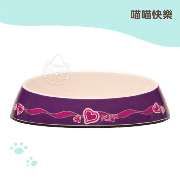 喵喵快樂餐具-紫心情