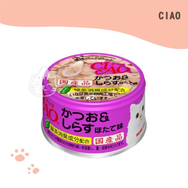 CIAO旨定罐-鰹.干貝.吻口味(A12) 85g