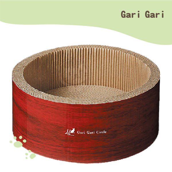 Gari-Gari 圓型貓抓板(L)紅色(一件+90元新竹運費)
