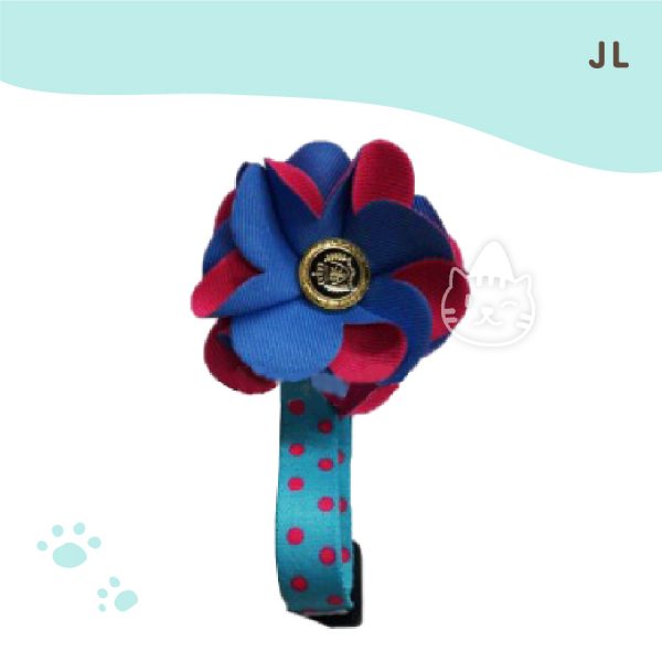 JL 小花小貓項圈 (貓用5931)(顏色隨機)