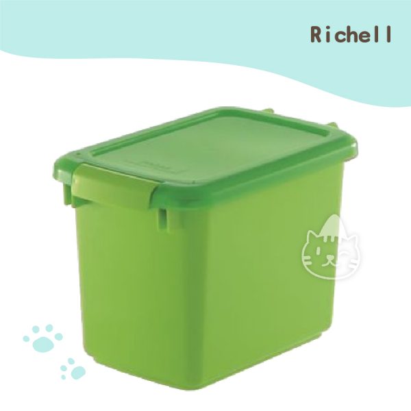 Richell 利其爾-密封上掀食物保鮮桶(綠色) Richell 利其爾-密封上掀食物保鮮桶(綠色)