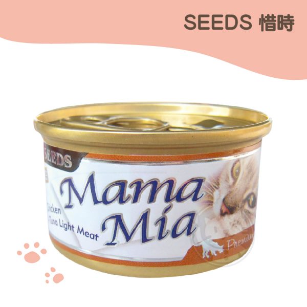 SEEDS MAMAMIA貓餐罐-雞肉+鮪魚 85g