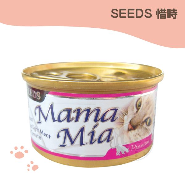 SEEDS MAMAMIA貓餐罐-雞肉+鮪魚+蕃茄 85g