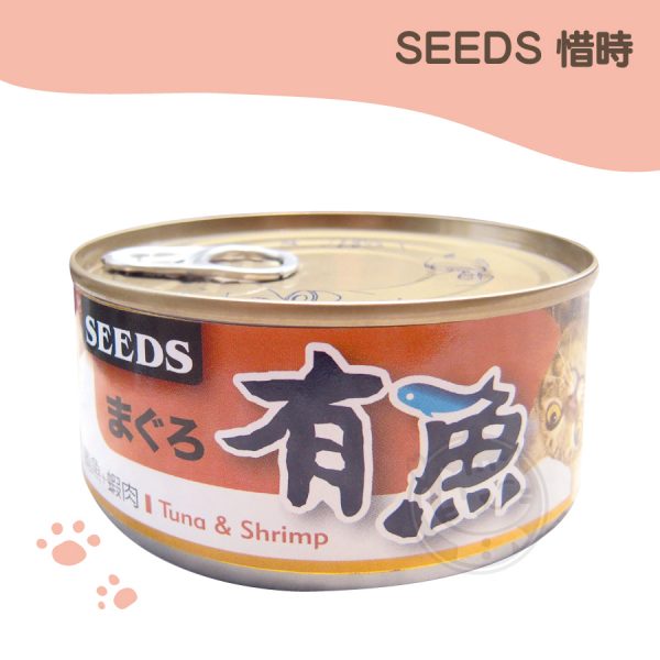 SEEDS有魚 貓餐罐 鮪魚+蝦肉口味 170g