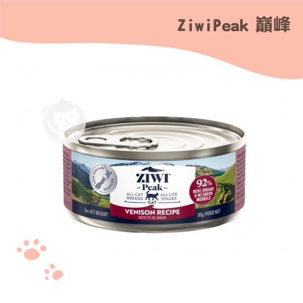 Ziwipeak巔峰 鮮肉貓罐-鹿肉 85g