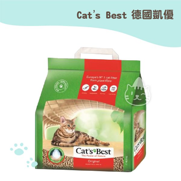 凱優凝結木屑砂(紅標) 10L(約4.3kg