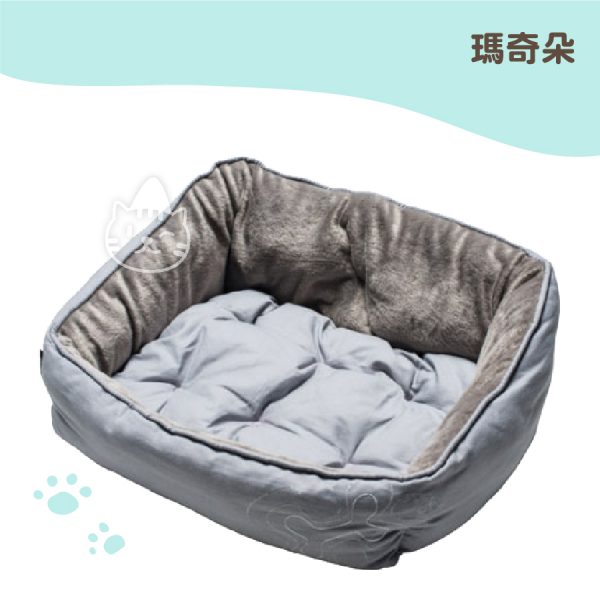 瑪奇朵床 - 銀灰