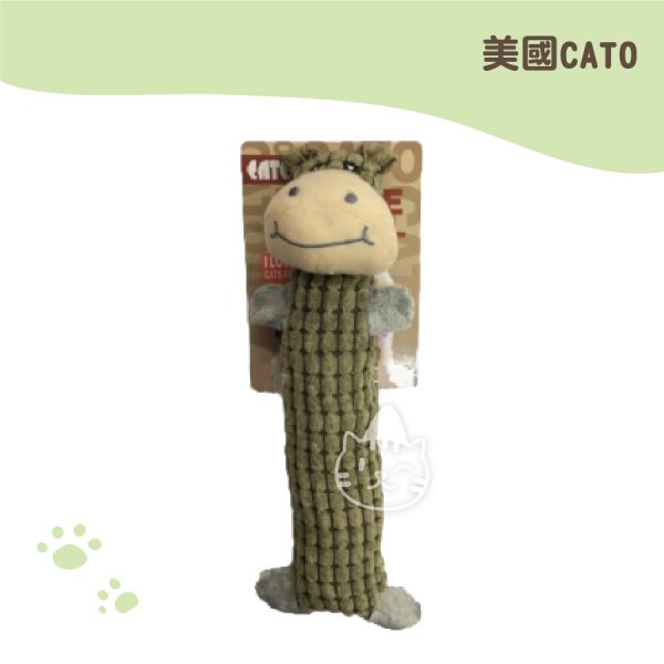 美國CATO寵物發響玩具-牛 3012CM