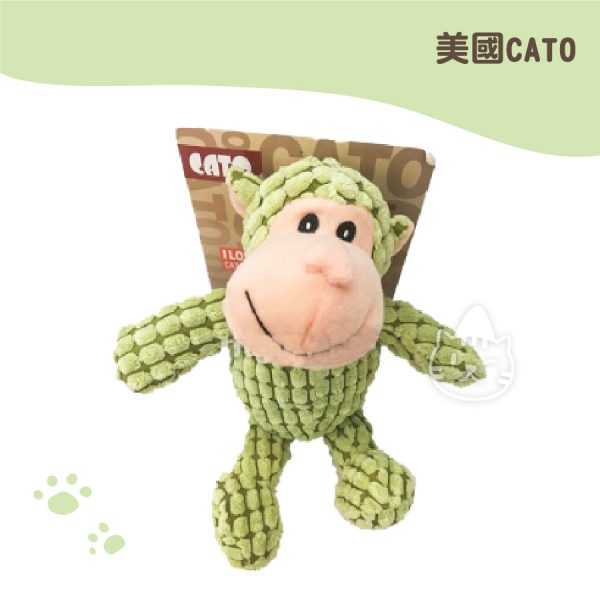 美國CATO寵物發響玩具-猴 2719CM