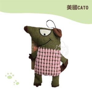美國CATO寵物發響玩具-粉身公仔 2414CM