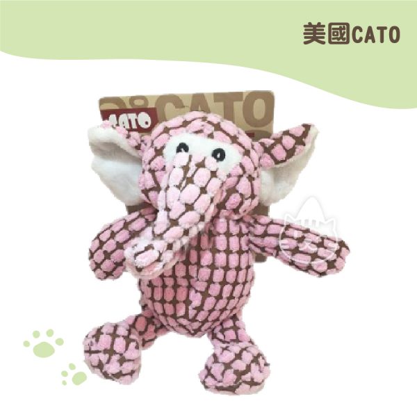 美國CATO寵物發響玩具-象 2719CM