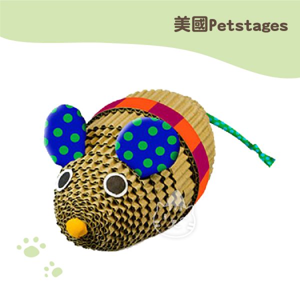 美國Petstages 貓抓紙老鼠