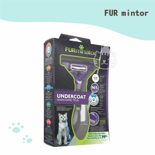 FUR mintor 神效專利去毛梳-短毛大型貓(新包裝)