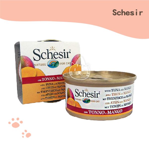 Schesir貓罐-鮪魚+芒果 75g