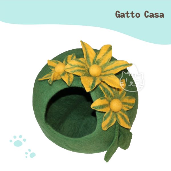 Gatto Casa 手工羊毛氈貓窩-杜勒草地 Gatto Casa 手工羊毛氈貓窩-杜勒草地