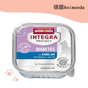 德國Animonda 糖尿處方食品貓餐盒-鱈魚 100G