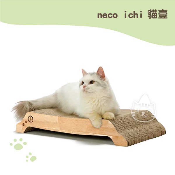 貓壹 抓抓床L號 木紋圖