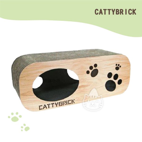 CATTY BRICK爪印長方貓山洞 PCT-2704
