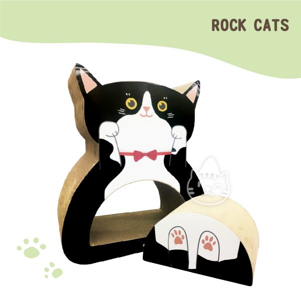 ROCK CATS 黑白貓紳士貓抓板