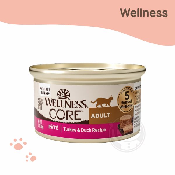 WELLNESS CORE 經典肉醬主食罐 火雞+鴨肉 85g