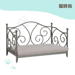 寵時尚 沙發床 宮廷風 灰色咖啡