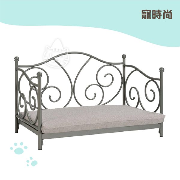 寵時尚 沙發床 宮廷風 灰色咖啡