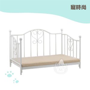 寵時尚 沙發床 簡約風 白色咖啡