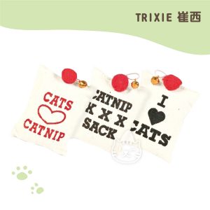崔西TRIXIE 寵物鈴鐺玩具小枕9cm