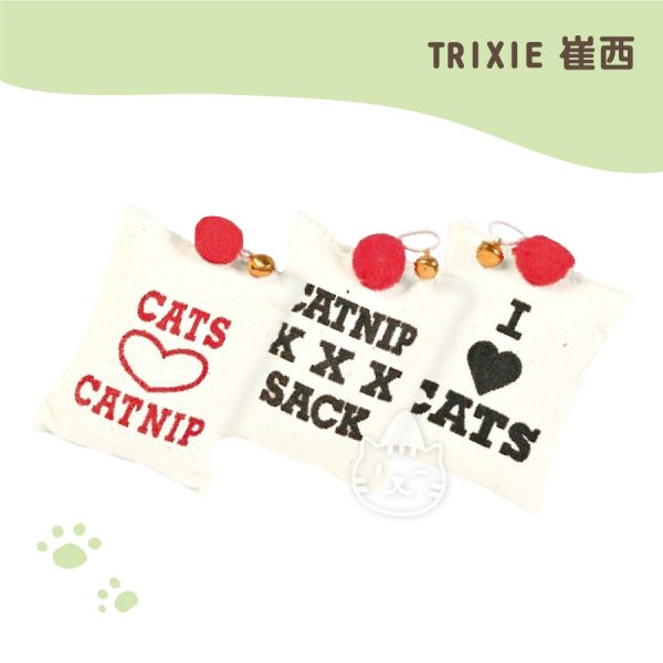 崔西TRIXIE 寵物鈴鐺玩具小枕9cm 崔西TRIXIE 寵物鈴鐺玩具小枕9cm