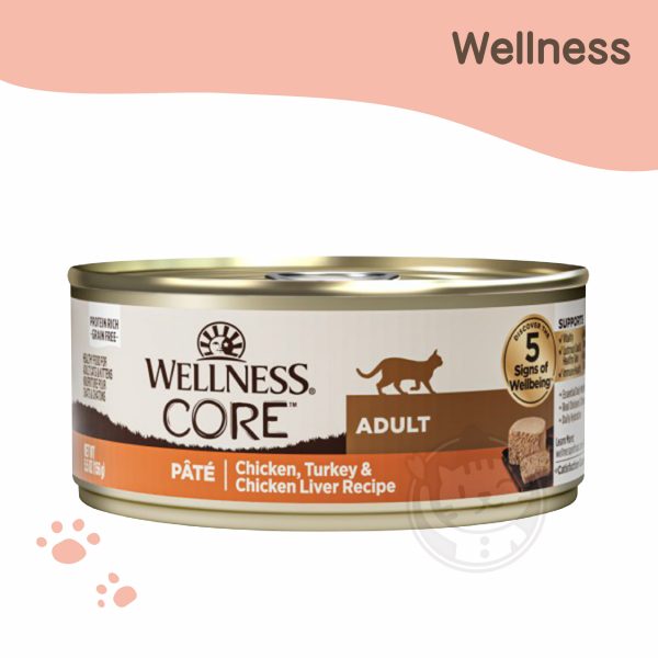 WELLNESS CORE 經典肉醬主食罐 雞肉+火雞+雞肝 156g