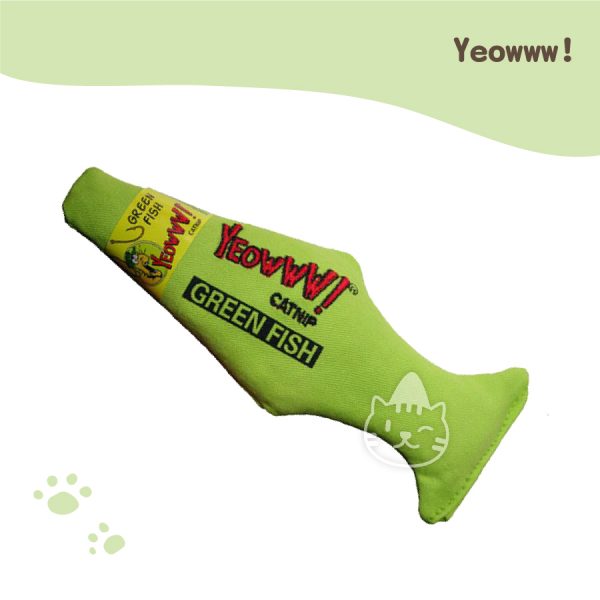 Yeowww!美國天然瘋狂貓有機貓草-綠魚
