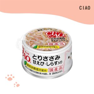 CIAO 旨定罐20號-雞肉+甜蝦+吻仔魚 85G