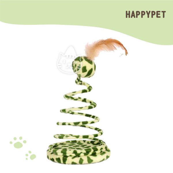 HAPPYPET 羽毛彈簧遊戲台(蚊香小撞台)