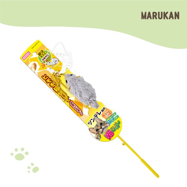MARUKAN 灰鼠釣竿逗貓棒 CT-470
