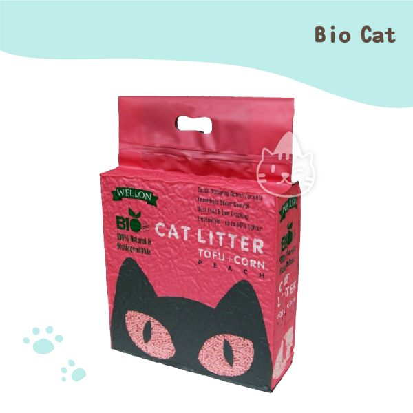 BIO 細顆粒2.0豆腐貓沙(水蜜桃) 6L