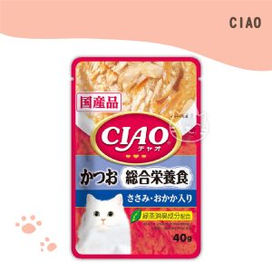 CIAO巧餐包 鰹魚綜合營養食 40g.
